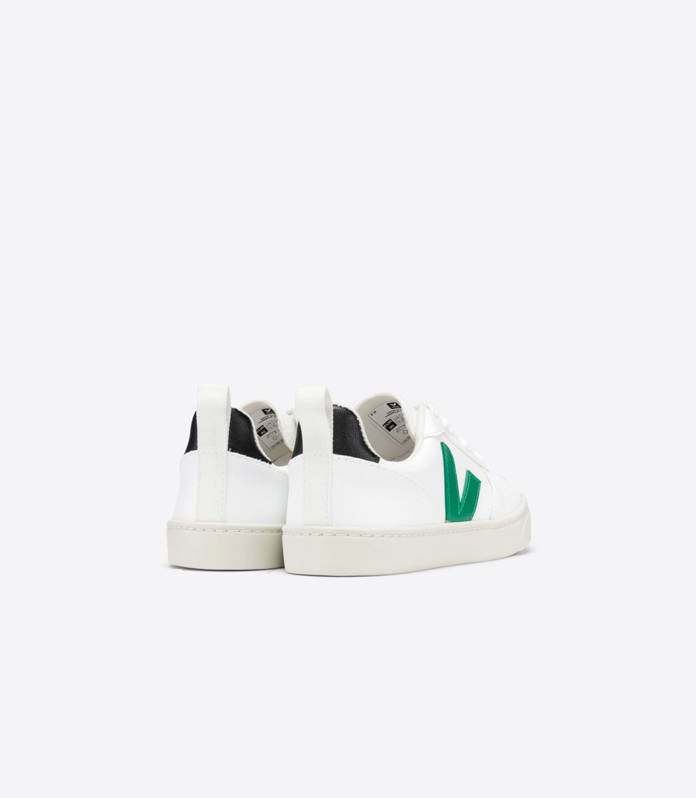 Veja Sneakers Kids - V-10 Lace Cwl - White - 2053HDBZN